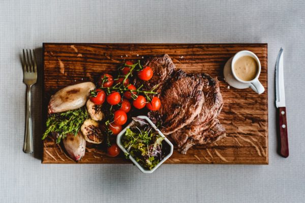 Beef On Chopping Board