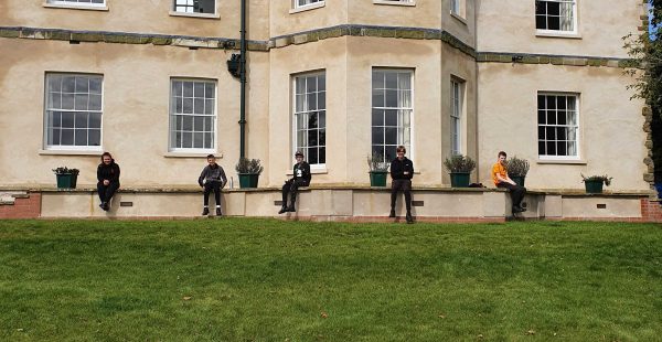 The Saturday Club outside The Old Rectory at South Ormsby Estate