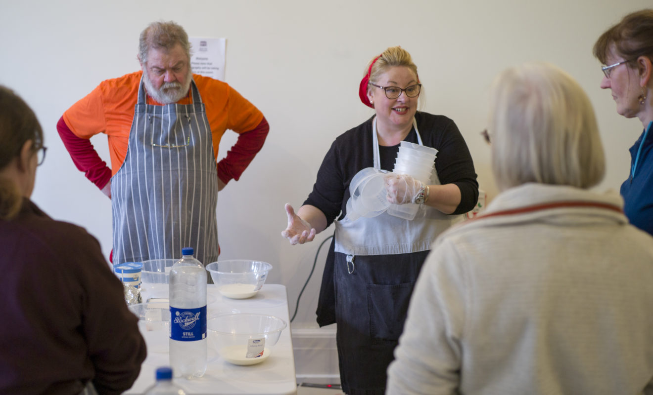 Baking class at South Ormsby Estate