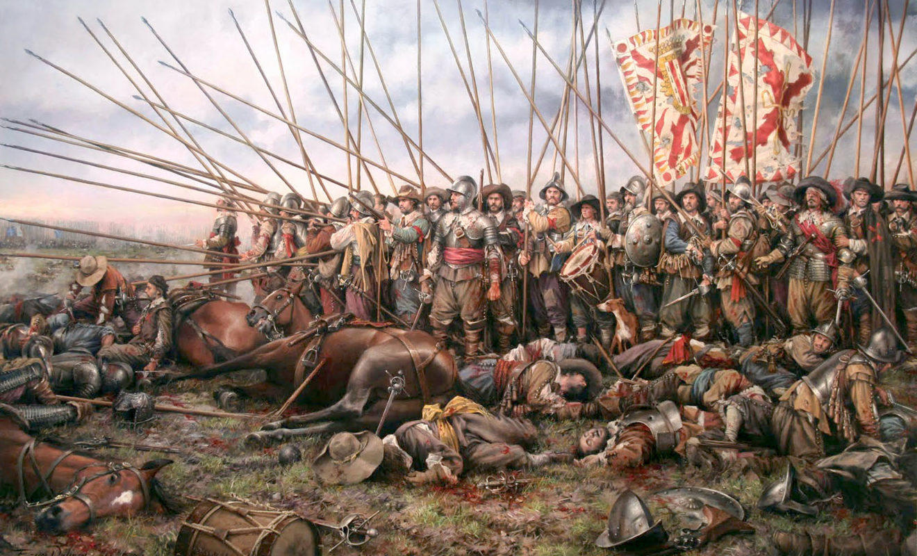 Batalla de Rocroi (1643) por Augusto Ferrer-Dalmau