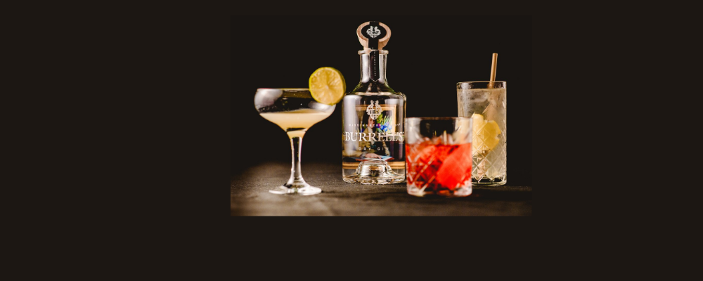 a selection of gin cocktails