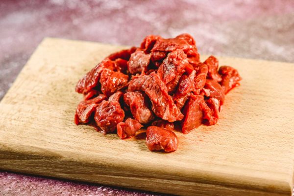 Diced Lincoln Red Beef