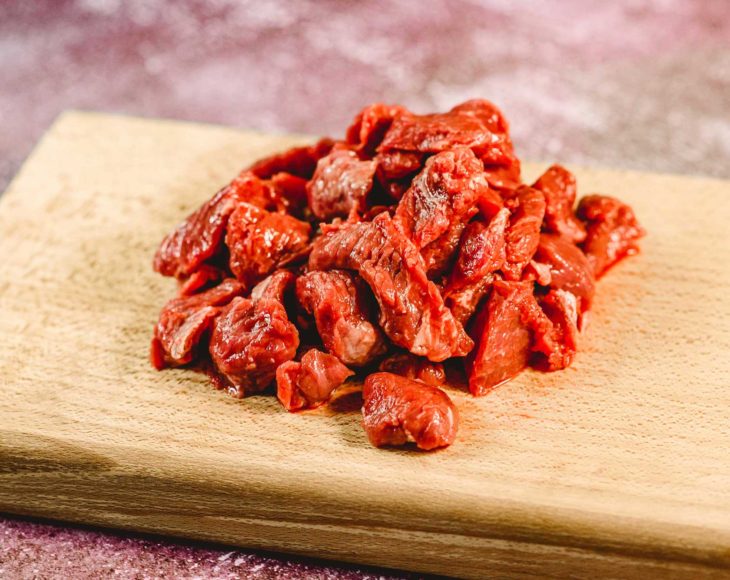 Diced Lincoln Red Beef