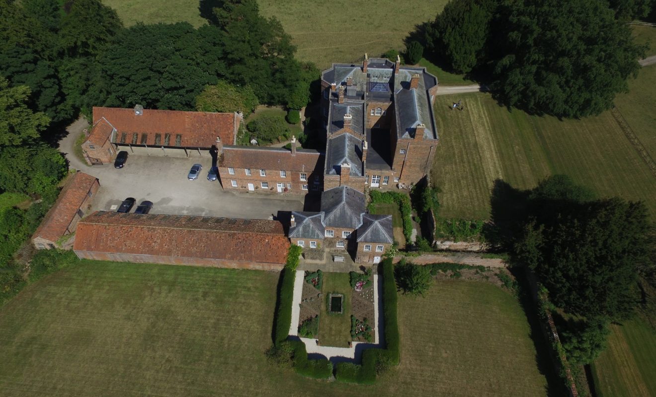 Overhead shot of the estate