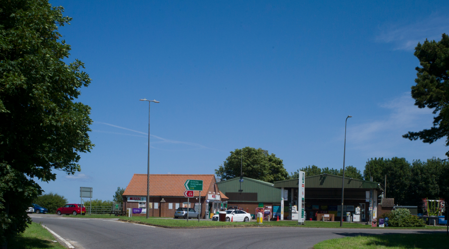 Ulceby Cross, seen on one of South Ormsby Estate's Cafe Walks