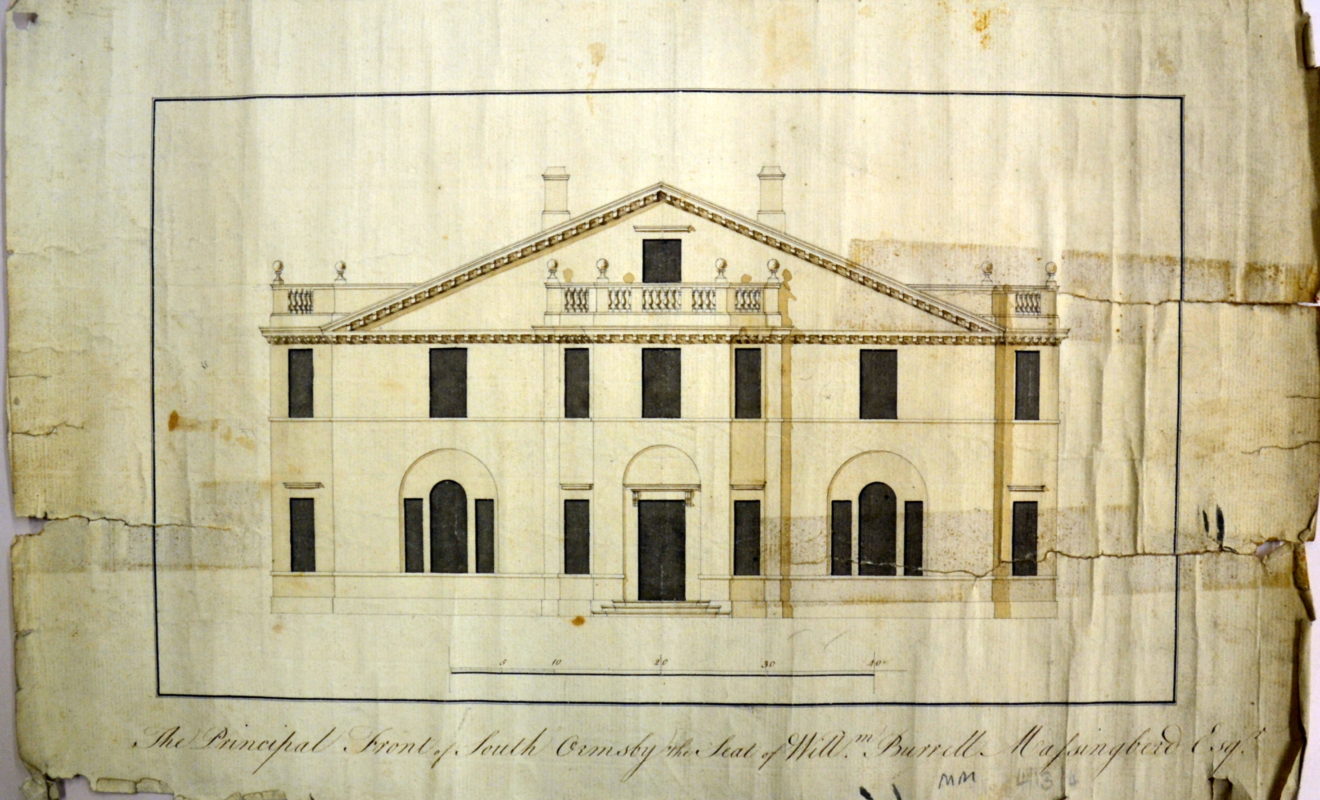 Original Front of Hall designed by James Paine c1750