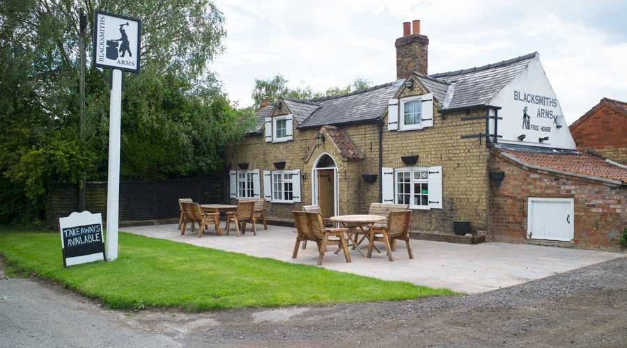 The Blacksmiths Arms, in the Lincolnshire Wolds