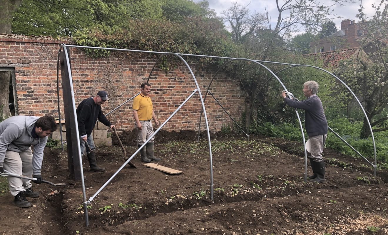 People Working In Garden