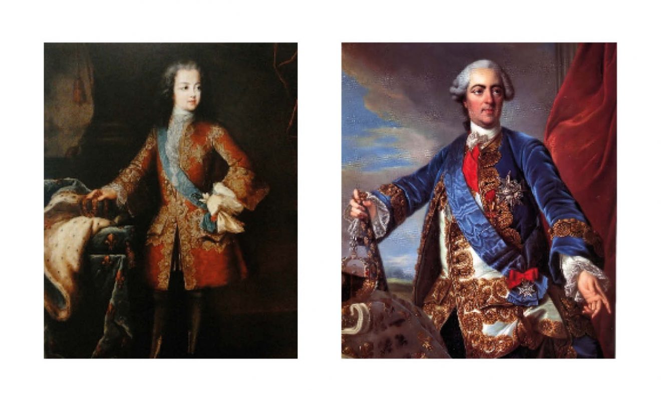 Young and Old Louis XV