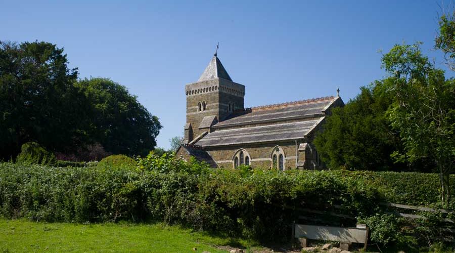 A church seen on one of South Ormsby Estate's pub walks