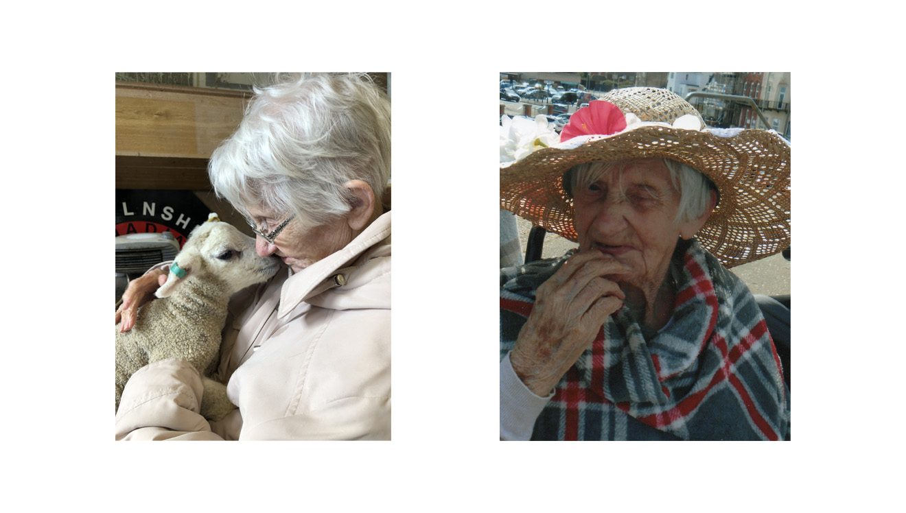 Elderly lady with a lamb from Chapter seven