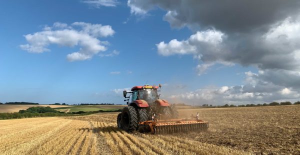 Tractor in a field South Ormsby Estate