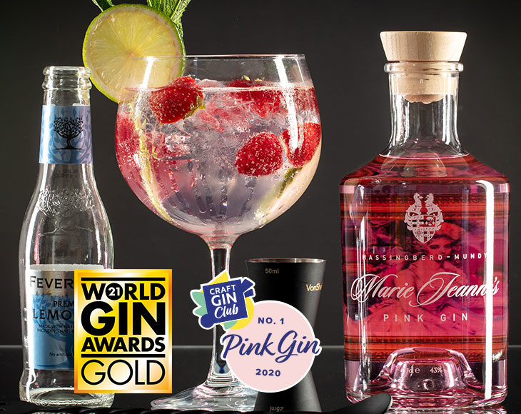 marie jeanne craft gin club and pink gin