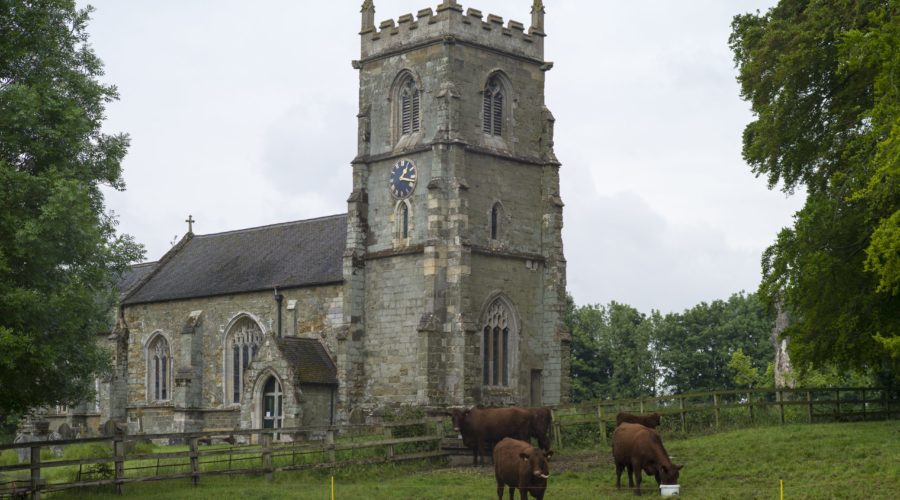 A church in the Lincolnshire Wolds