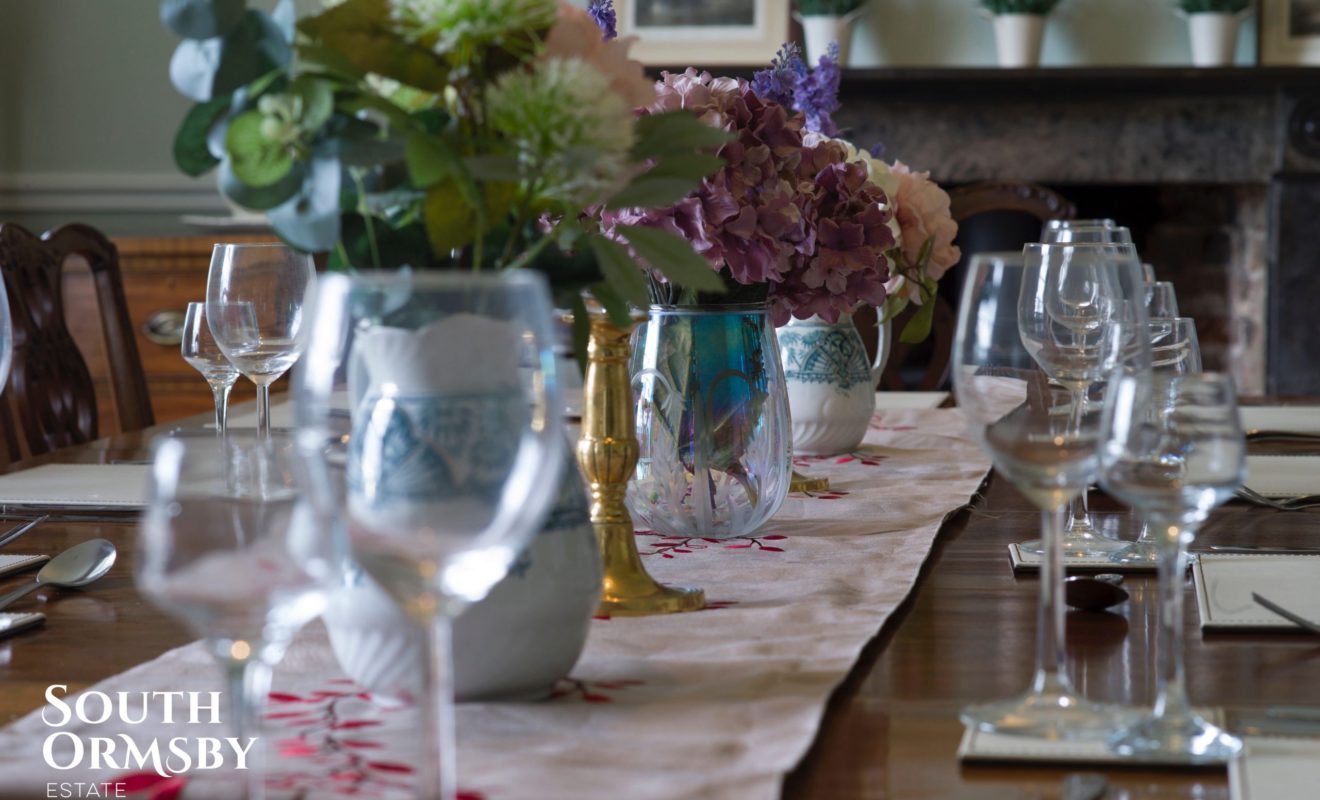 Decorated Dining Table