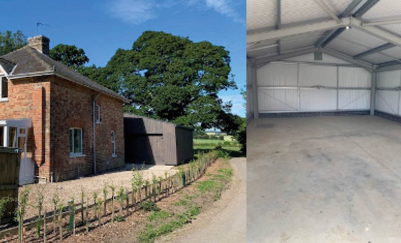 The Distillery behind Tristan's house in the Lincolnshire Wolds